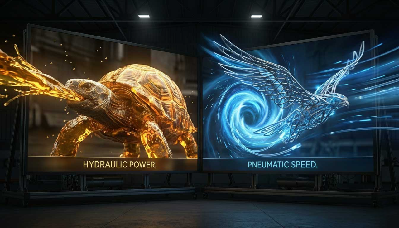 نبرد قدرت و سرعت سیستم هیدرولیک و سیستم پنوماتیک