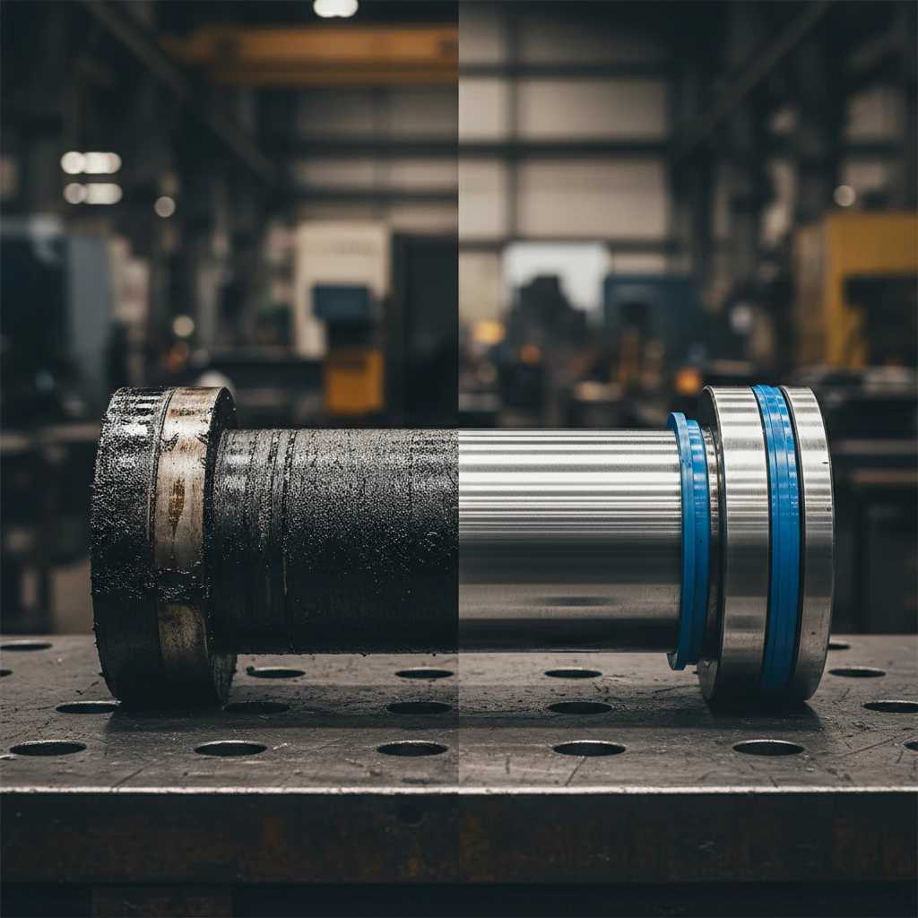 تاثیر سرویس اورهال سیستم هیدرولیک و پنوماتیک بر شفت