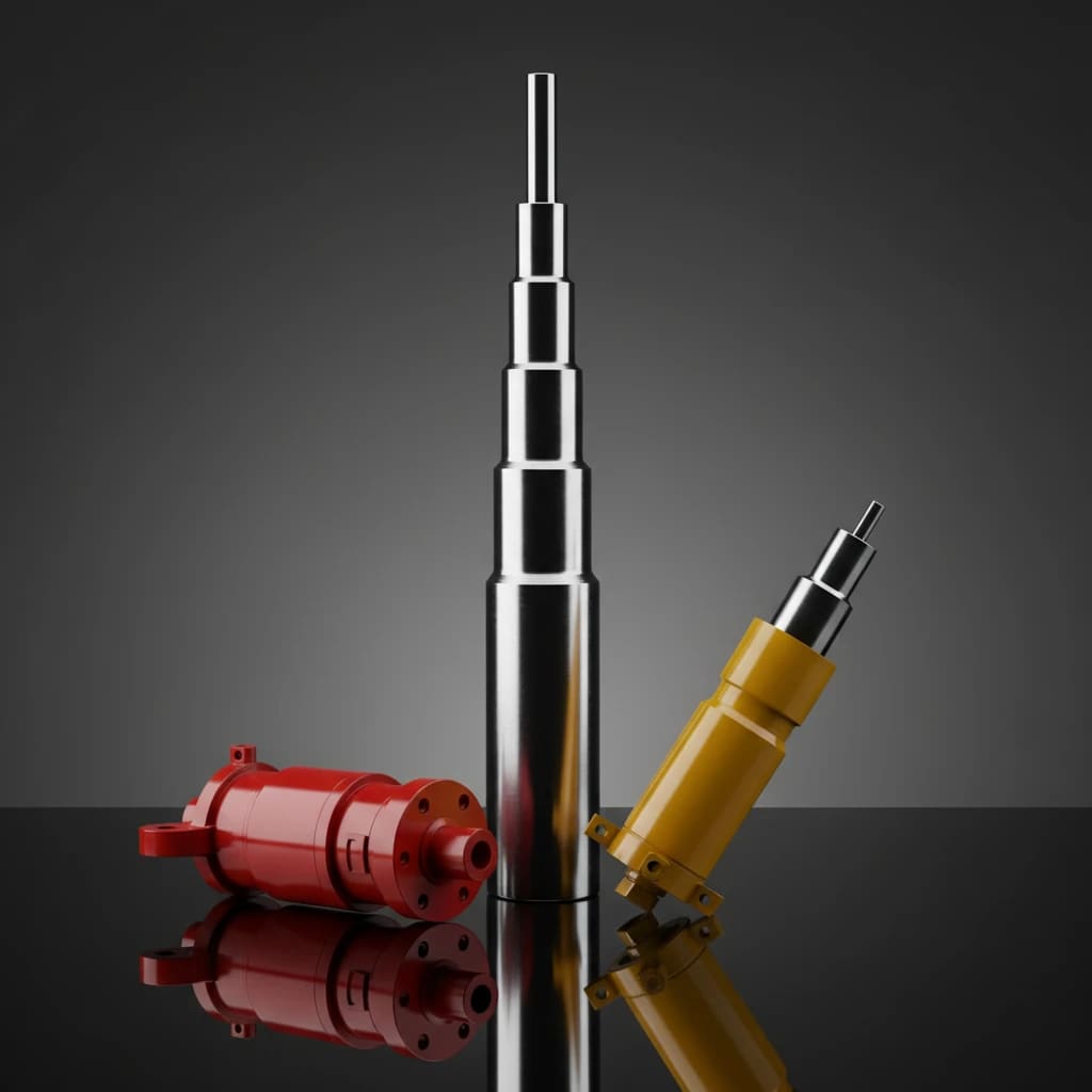 تنوع رنگ و اندازه در جک های صنعتی